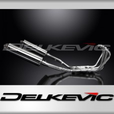 YAMAHA XJ900 DIVERSION 1994-03 FULL EXHAUST 450mm STAINLESS OVAL SILENCERS