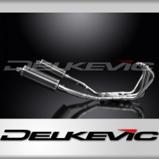 YAMAHA XJ900 DIVERSION 1994-03 FULL EXHAUST 350mm CARBON OVAL SILENCERS