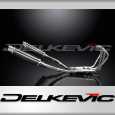 YAMAHA XJ900 DIVERSION 1994-03 FULL EXHAUST 350mm CARBON ROUND SILENCERS