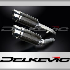 YAMAHA XJ900S DIVERSION 94-03 200mm ROUND CARBON  SILENCER EXHAUST KIT