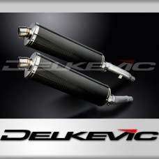 YAMAHA XJ900S DIVERSION 94-03 450mm OVAL CARBON BSAU SILENCER EXHAUST KIT