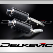 YAMAHA XJ900S DIVERSION 94-03 225mm OVAL CARBON SILENCER EXHAUST KIT