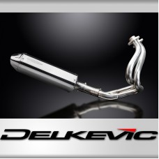 KAWASAKI ER6N ER6F 2012-16 FULL EXHAUST SYSTEM 320mm STAINLESS TRI BSAU SILENCER