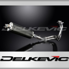 KAWASAKI KLE650 VERSYS 2007-14 FULL EXHAUST 350mm CARBON TRI BSAU SILENCER 