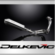 KAWASAKI KLE650 VERSYS 2007-14 FULL EXHAUST 320mm STAINLESS TRI BSAU SILENCER