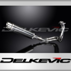 KAWASAKI KLE650 VERSYS 2007-14 FULL EXHAUST 350mm CARBON ROUND BSAU SILENCER