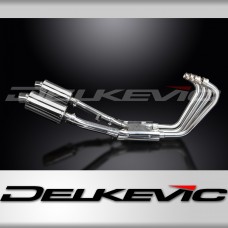 YAMAHA XJR1200 FULL 4-2 EXHAUST SYSTEM 225mm STAINLESS OVAL SILENCERS