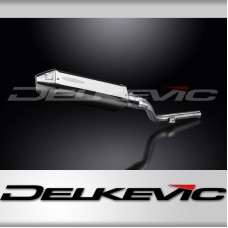 XT225 SEROW 1986-2007 / TRI-OVAL 320mm (13 inch) RH SILENCER 304 STAINLESS STEEL