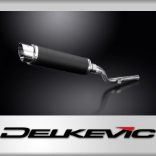 XT225 SEROW 1986-2007 / DL10 ROUND 350mm (14 inch) CARBON FIBRE SILENCER