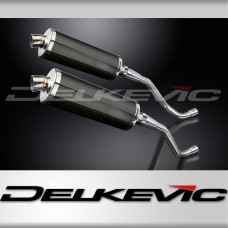 YAMAHA XT660X XT660R 2004-2016 350mm CARBON BSAU SILENCER EXHAUST KIT