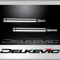 YAMAHA XV1700 ROAD STAR 04-07 550mm CUSTOM SILENCER EXHAUST KIT BULL NOSE