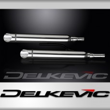 YAMAHA XV1700 ROAD STAR 04-07 550mm CUSTOM SILENCER EXHAUST KIT SLASH CUT  