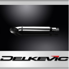 YAMAHA XVS950A MIDNIGHT STAR 09-15 410mm CUSTOM SILENCER EXHAUST KIT TURN OUT  