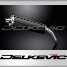 TRIUMPH TIGER 900 (885) 99-01 450mm OVAL CARBON BSAU SILENCER EXHAUST KIT