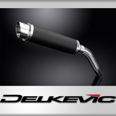 TRIUMPH TIGER 900 (885) 99-01 350mm DL10 ROUND  CARBON ROAD LEGAL SILENCER KIT