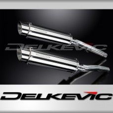 TRIUMPH TRIDENT 750 900 1991-93 350mm ROUND STAINLESS BSAU SILENCER EXHAUST KIT