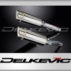 TRIUMPH TRIDENT 750 1994-1998 200mm ROUND STAINLESS SILENCER EXHAUST KIT