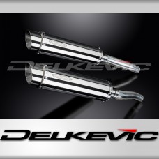 TRIUMPH TRIDENT 900 1994-1998 350mm ROUND STAINLESS BSAU SILENCER EXHAUST KIT