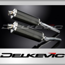 TRIUMPH TROPHY 1200 1991-1993 350mm CARBON BSAU SILENCER EXHAUST KIT