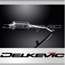 TRIUMPH TROPHY 1200 2012-2017 225mm OVAL CARBON SILENCER EXHAUST KIT