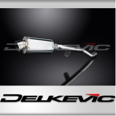 TRIUMPH TROPHY 1200 2012-2017 225mm OVAL STAINLESS SILENCER EXHAUST KIT