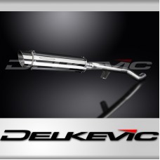 TRIUMPH TROPHY 1200 2012-2017 350mm ROUND STAINLESS BSAU SILENCER EXHAUST KIT