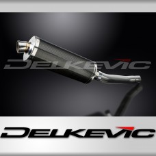 SUZUKI GS500E GS500F 1989-2009 350mm CARBON BSAU SILENCER EXHAUST KIT