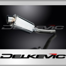 SUZUKI GS500E GS500F 1989-2009 225mm OVAL STAINLESS SILENCER EXHAUST KIT