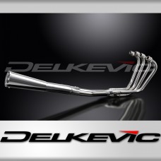 SUZUKI GS850G 82-86 FULL 4-1 STAINLESS STEEL EXHAUST CLASSIC MEGAPHONE SILENCER 