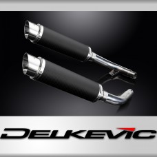 HONDA CBF1000/GT/ABS 06-11 350mm CARBON ROUND BSAU SILENCER EXHAUST KIT