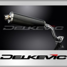 HONDA VFR750 1990-1993 HI LEVEL450mm OVAL CARBON BSAU SILENCER EXHAUST KIT