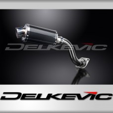 HONDA VFR750 1990-1993 HI LEVEL 225mm OVAL CARBON SILENCER EXHAUST KIT