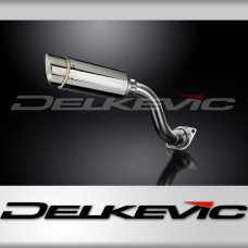 HONDA VFR750 1990-1993 HI LEVEL 200mm ROUND STAINLESS SILENCER EXHAUST KIT