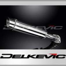 HONDA VFR750 1990-1993 350mm 350mm ROUND STAINLESS BSAU SILENCER EXHAUST KIT