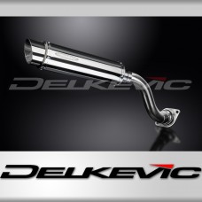 HONDA VFR750 1990-1993 HI LEVEL 350mm ROUND STAINLESS BSAU SILENCER EXHAUST KIT