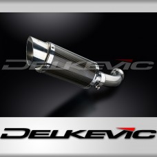 HONDA VFR750 1994-1997 200mm ROUND CARBON  SILENCER EXHAUST KIT