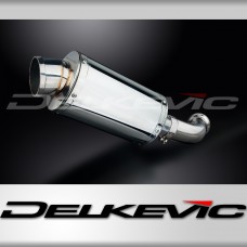 HONDA VFR750 1994-1997 225mm OVAL STAINLESS SILENCER EXHAUST KIT