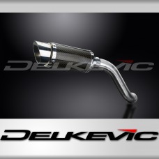 HONDA VFR750 1994-1997 HI LEVEL 200mm ROUND CARBON  SILENCER EXHAUST KIT