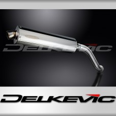 HONDA VFR750 1994-1997 HI LEVEL 450mm OVAL STAINLESS BSAU SILENCER EXHAUST KIT