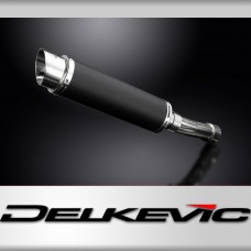 Suzuki GSXR750 SRAD 1996-1999 350mm Round Carbon Exhaust Silencer Can Kit