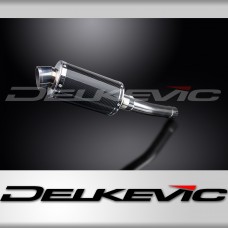 SUZUKI GSXR750 2000-2005 K1-K5 225mm OVAL CARBON SILENCER EXHAUST KIT