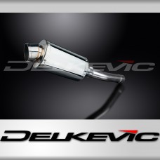 SUZUKI GSXR750 2000-2005 K1-K5 225mm OVAL STAINLESS SILENCER EXHAUST KIT