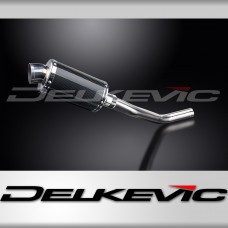 SUZUKI GSXR750 06-07 K6-K7 DECAT 225mm OVAL CARBON SILENCER EXHAUST KIT