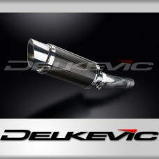 SUZUKI GSXR750 GSX-R750 2008-10 200mm ROUND CARBON  SILENCER EXHAUST KIT