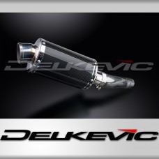 SUZUKI GSXR750 GSX-R750 2008-10 225mm OVAL CARBON SILENCER EXHAUST KIT