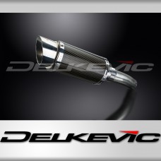 SUZUKI GSXR750 2011-2016 L1-L6 200mm ROUND CARBON  SILENCER EXHAUST KIT