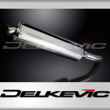 SUZUKI GSX-S750 2015-2019 450mm OVAL STAINLESS BSAU SILENCER EXHAUST KIT