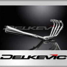 SUZUKI GSX750E 1980-1983 FULL 4-1 STAINLESS EXHAUST CLASSIC MEGAPHONE SILENCER