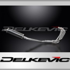 SUZUKI GSX750F SPORTS 98-06 FULL EXHAUST SYSTEM 350mm CARBON OVAL SILENCER