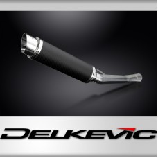 SUZUKI GSX750 F SPORTS 98-06 350mm ROUND CARBON BSAU SILENCER EXHAUST KIT